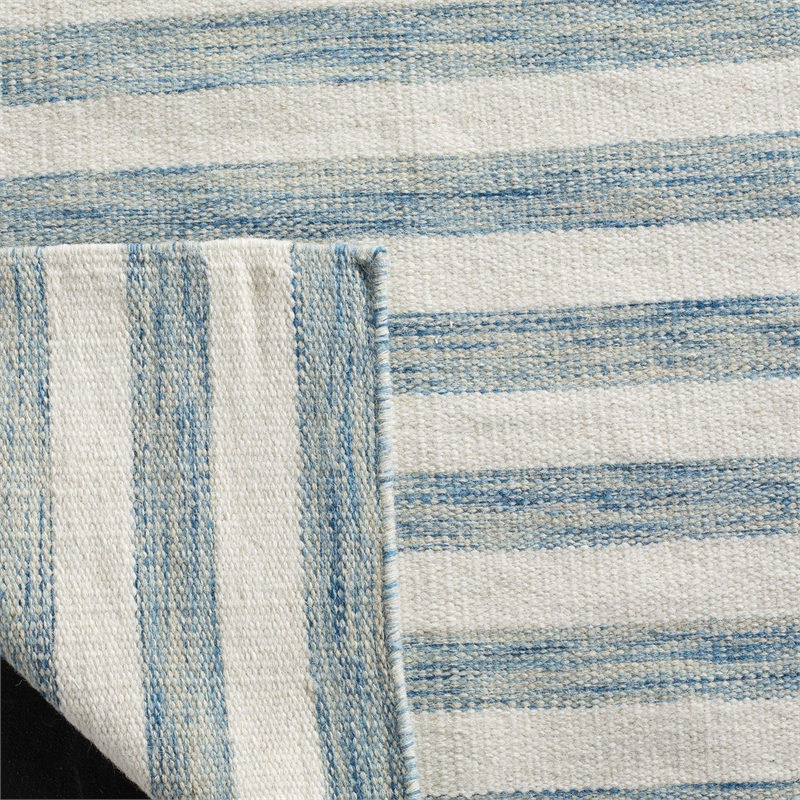 Safavieh Dhurries Grey Contemporary Rug - 8' x 10'