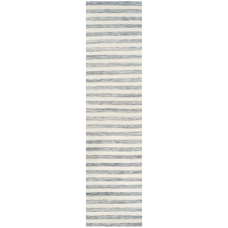 Safavieh Dhurries Grey Contemporary Rug - Runner 2'6