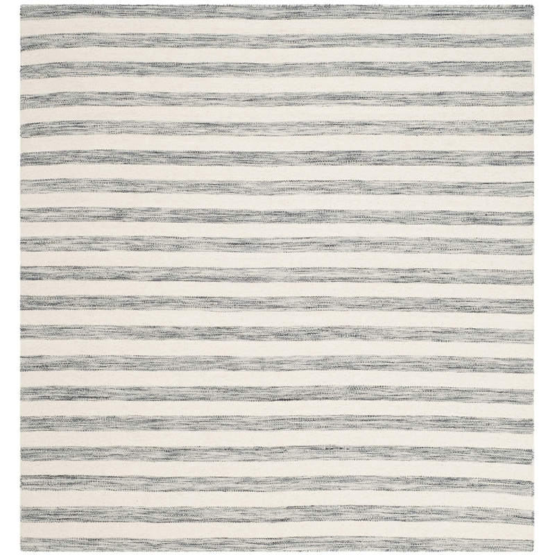 Safavieh Dhurries Grey Contemporary Rug - Square 6'