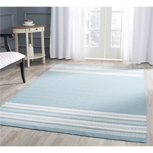 Safavieh Dhurries Turquoise Contemporary Rug - 4' x 6'