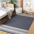 Safavieh Dhurries Dark Grey Contemporary Rug - 5' x 8'