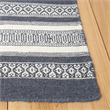 Safavieh Dhurries Dark Grey Contemporary Rug - 6' x 9'