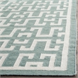 Safavieh Dhurries Seafoam Contemporary Rug - Runner 2'6