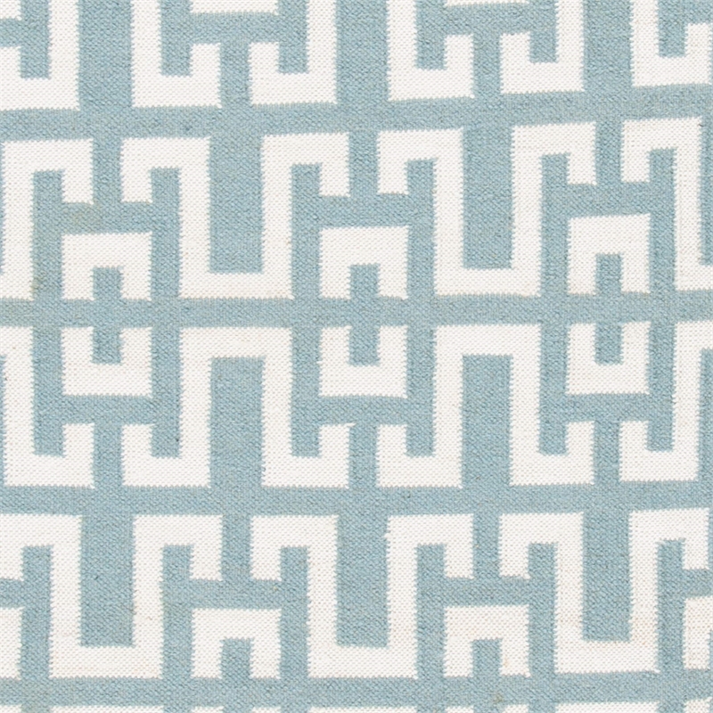 Safavieh Dhurries Seafoam Contemporary Rug - Runner 2'6