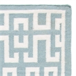 Safavieh Dhurries Seafoam Contemporary Rug - Runner 2'6