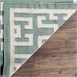 Safavieh Dhurries Seafoam Contemporary Rug - Runner 2'6
