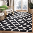 Safavieh Dhurries Black Contemporary Rug - 6' x 9'