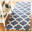 Safavieh Dhurries Blue Contemporary Rug - Runner 2'6