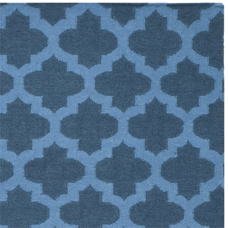 Safavieh Dhurries Ink Contemporary Rug - 8' x 10'