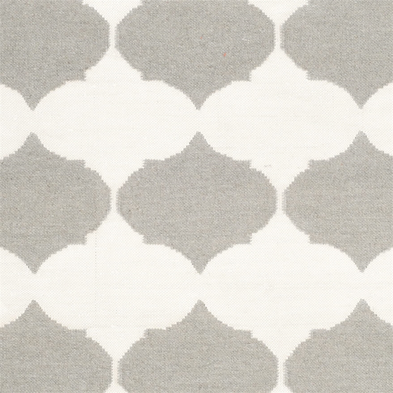 Safavieh Dhurries Grey Contemporary Rug - 4' x 6'