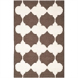 Safavieh Dhurries Brown Contemporary Rug - Runner 2'6