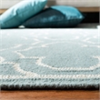 Safavieh Dhurries Blue Contemporary Rug - Runner 2'6