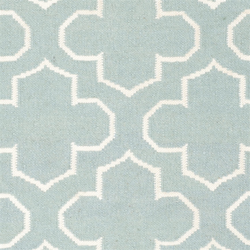 Safavieh Dhurries Blue Contemporary Rug - Runner 2'6