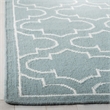 Safavieh Dhurries Blue Contemporary Rug - Runner 2'6
