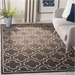 Safavieh Dhurries Brown Contemporary Rug - 4' x 6'