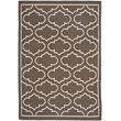 Safavieh Dhurries Brown Contemporary Rug - 4' x 6'