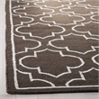 Safavieh Dhurries Brown Contemporary Rug - 4' x 6'