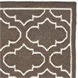 Safavieh Dhurries Brown Contemporary Rug - 4' x 6'