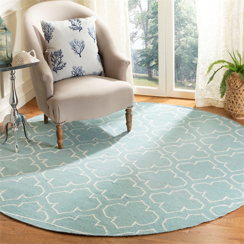 Safavieh Dhurries Brown Contemporary Rug - Runner 2'6