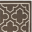 Safavieh Dhurries Brown Contemporary Rug - Runner 2'6