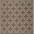Safavieh Dhurries Brown Contemporary Rug - Square 7'