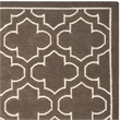 Safavieh Dhurries Brown Contemporary Rug - Square 7'
