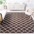 Safavieh Dhurries Brown Contemporary Rug - 8' x 10'