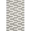 Safavieh Dhurries Silver Contemporary Rug - Runner 2'6