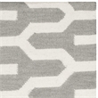 Safavieh Dhurries Silver Contemporary Rug - Runner 2'6