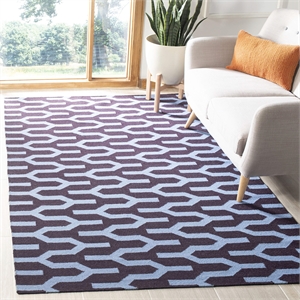 Safavieh Dhurries Purple Contemporary Rug - 4' x 6'