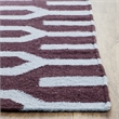 Safavieh Dhurries Purple Contemporary Rug - Runner 2'6