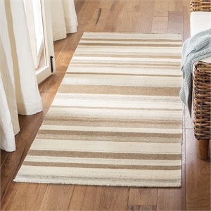 Safavieh Dhurries Natural Contemporary Rug - Runner 2'6&quot x 7'