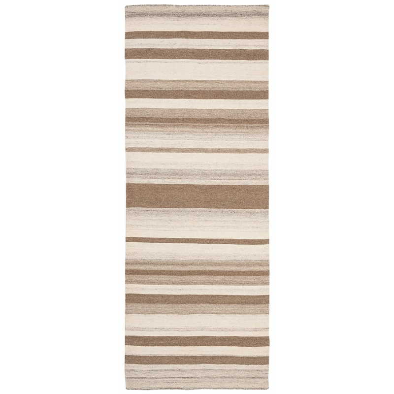 Safavieh Dhurries Natural Contemporary Rug - Runner 2'6