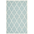 Safavieh Dhurries Light Blue Contemporary Rug - 4' x 6'