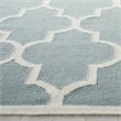 Safavieh Dhurries Light Blue Contemporary Rug - Runner 2'6