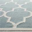 Safavieh Dhurries Light Blue Contemporary Rug - Runner 2'6