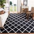 Safavieh Dhurries Black Contemporary Rug - 8' x 10'