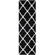 Safavieh Dhurries Black Contemporary Rug - Runner 2'6