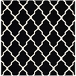 Safavieh Dhurries Black Contemporary Rug - Square 6'