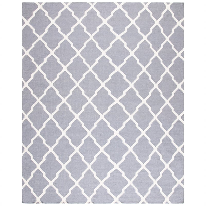 Safavieh Dhurries Grey Contemporary Rug - 5' x 8'