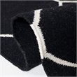 Safavieh Dhurries Black Contemporary Rug - Runner 2'6