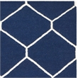 Safavieh Dhurries Navy Contemporary Rug - Runner 2'6