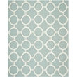 Safavieh Dhurries Light Blue Contemporary Rug - 8' x 10'