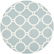 Safavieh Dhurries Light Blue Contemporary Rug - Round 6'