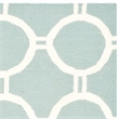 Safavieh Dhurries Light Blue Contemporary Rug - Runner 2'6
