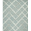 Safavieh Dhurries Light Blue Contemporary Rug - 8' x 10'