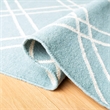 Safavieh Dhurries Light Blue Contemporary Rug - Runner 2'6