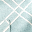 Safavieh Dhurries Light Blue Contemporary Rug - Runner 2'6