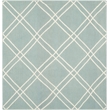 Safavieh Dhurries Light Blue Contemporary Rug - Square 6'