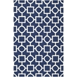 Safavieh Dhurries Navy Contemporary Rug - 6' x 9'